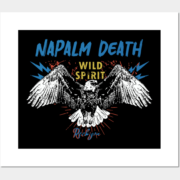 napalm death wild spirit Wall Art by akhirnya pattern